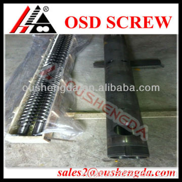 twin screw & barrels extruders /twin parallel screw/screws and barrels for plastic machinery